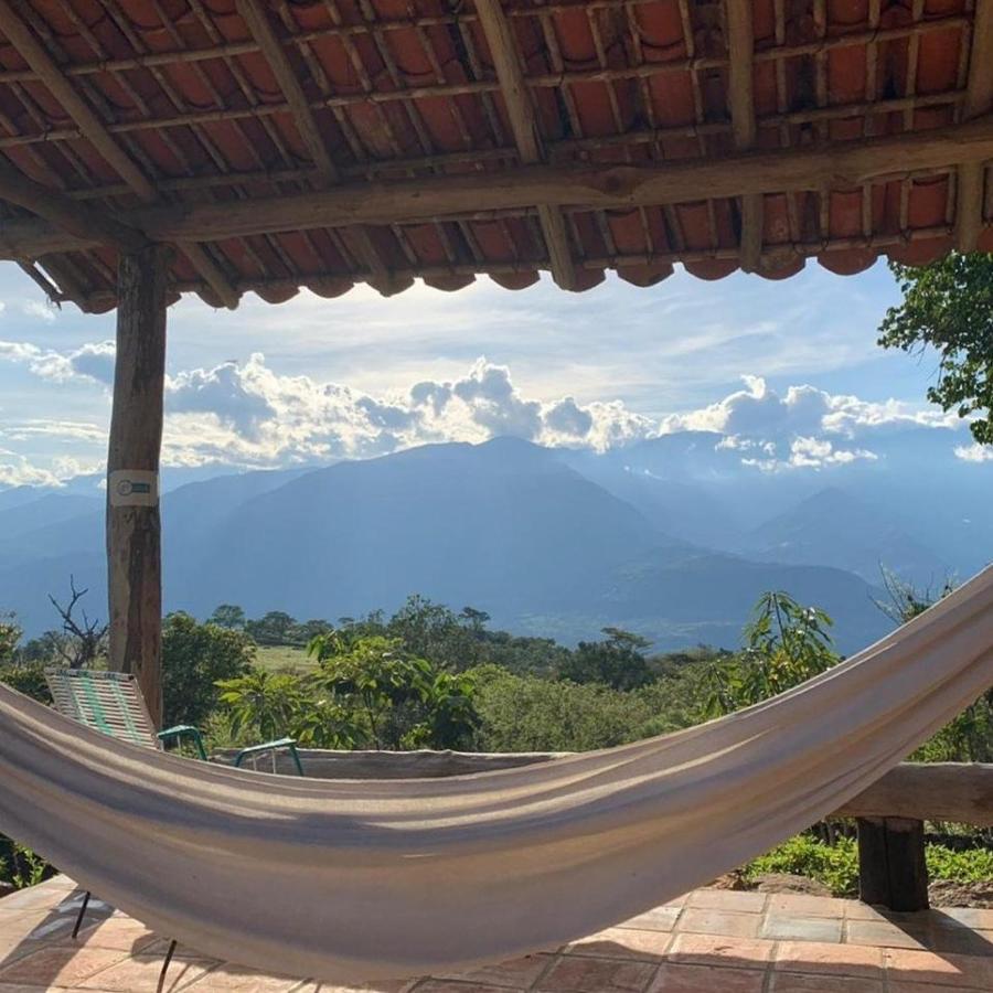 El Paraiso Posada Finca San Vicente Barichara Bagian luar foto