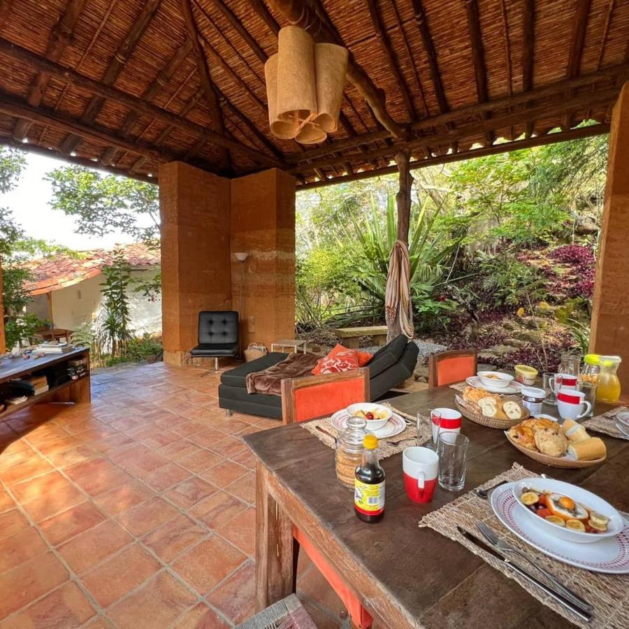 El Paraiso Posada Finca San Vicente Barichara Bagian luar foto