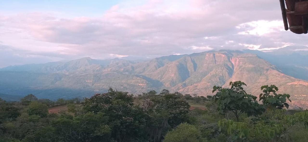 El Paraiso Posada Finca San Vicente Barichara Bagian luar foto