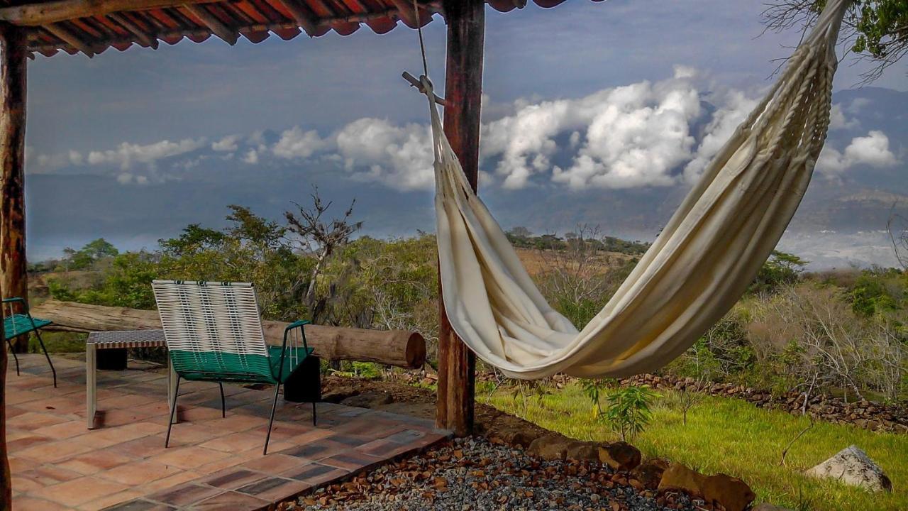El Paraiso Posada Finca San Vicente Barichara Bagian luar foto